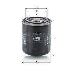 Mann-Filter W9023/1 Olajszűrő