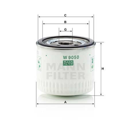 Mann-Filter W9050 Olajszűrő