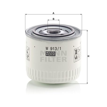 Mann-Filter W913/1 Olajszűrő
