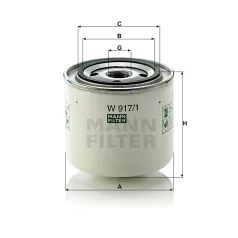 Mann-Filter W917/1 Olajszűrő