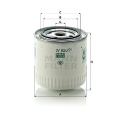 Mann-Filter W920/21 Olajszűrő