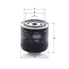 Mann-Filter W920 Olajszűrő