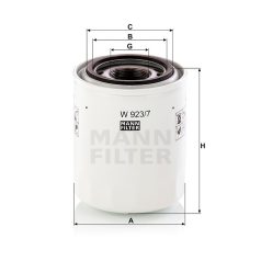 Mann-Filter W923/7 Olajszűrő