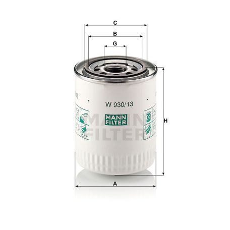 Mann-Filter W930/13 Olajszűrő