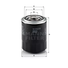 Mann-Filter W930/26 Olajszűrő