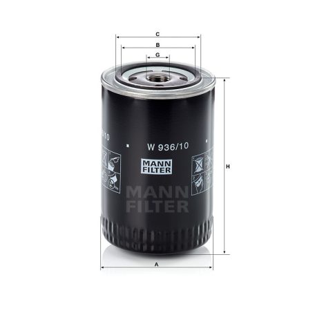 Mann-Filter W936/10 Olajszűrő