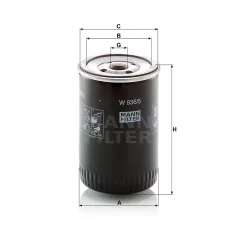 Mann-Filter W936/5 Olajszűrő