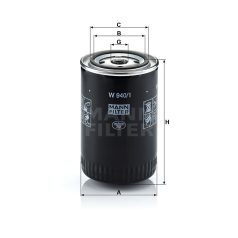 Mann-Filter W940/1 Olajszűrő