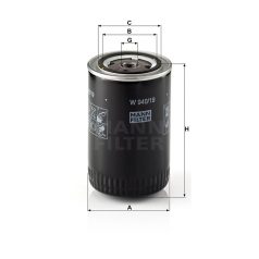 Mann-Filter W940/19 Olajszűrő