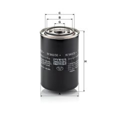Mann-Filter W940/30 Olajszűrő