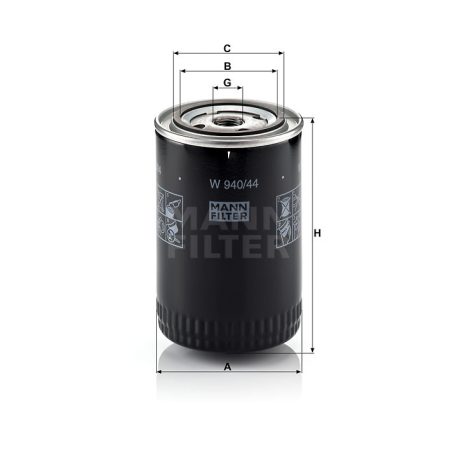 Mann-Filter W940/44 Olajszűrő