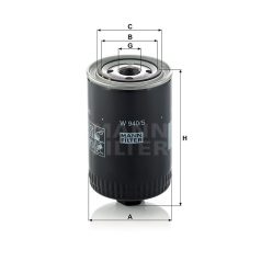 Mann-Filter W940/5 Olajszűrő