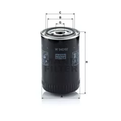 Mann-Filter W940/62 Olajszűrő