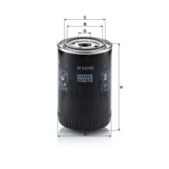 Mann-Filter W940/69 Olajszűrő