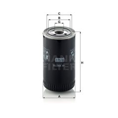 Mann-Filter W950/18 Olajszűrő