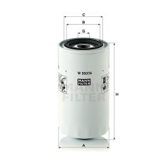 Mann-Filter W950/36 Olajszűrő