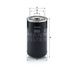 Mann-Filter W950/39 Olajszűrő
