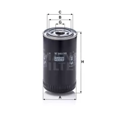 Mann-Filter W950/41 Olajszűrő