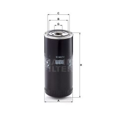 Mann-Filter W962/14 Olajszűrő
