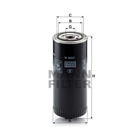 Mann-Filter W962/2 Olajszűrő