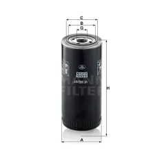 Mann-Filter W962/27 Olajszűrő