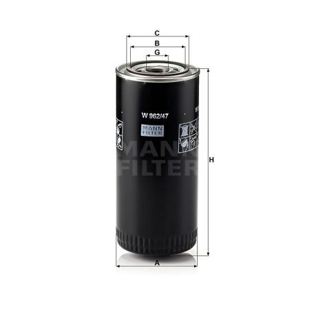 Mann-Filter W962/47 Olajszűrő