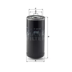 Mann-Filter W962/53 Olajszűrő