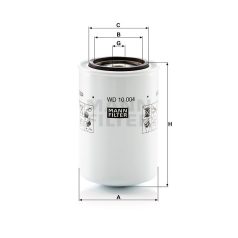 Mann-Filter WD10004 Olajszűrő