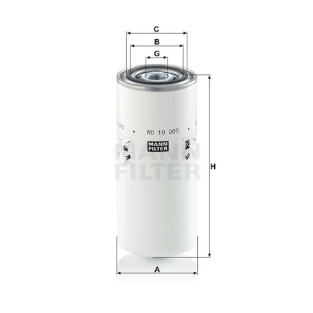Mann-Filter WD10005 Olajszűrő