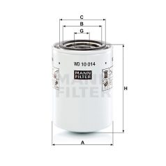 Mann-Filter WD10014 Olajszűrő