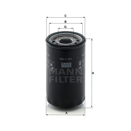 Mann-Filter WD11001 Olajszűrő
