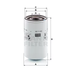 Mann-Filter WD11002 Olajszűrő