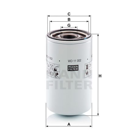Mann-Filter WD11002 Olajszűrő