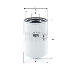 Mann-Filter WD12002 Olajszűrő