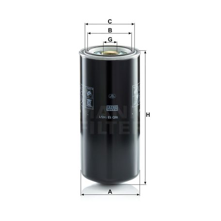 Mann-Filter WD13145/1 Olajszűrő