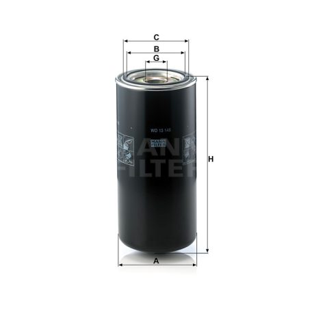 Mann-Filter WD13145 Olajszűrő