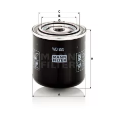 Mann-Filter WD920 Olajszűrő