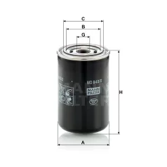Mann-Filter WD940/2 Olajszűrő