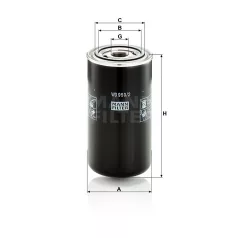 Mann-Filter WD950/2 Olajszűrő
