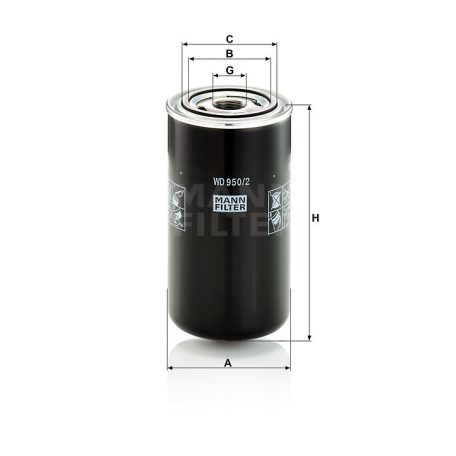 Mann-Filter WD950/2 Olajszűrő