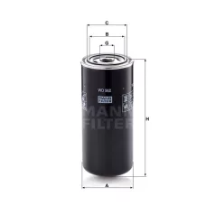 Mann-Filter WD962 Olajszűrő