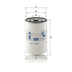 Mann-Filter WDK11001 Üzemanyagszűrő