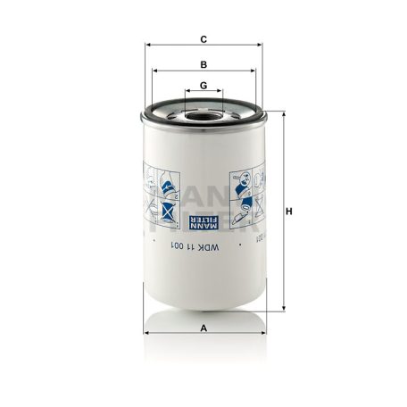 Mann-Filter WDK11001 Üzemanyagszűrő