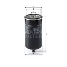 Mann-Filter WDK724/1 Üzemanyagszűrő