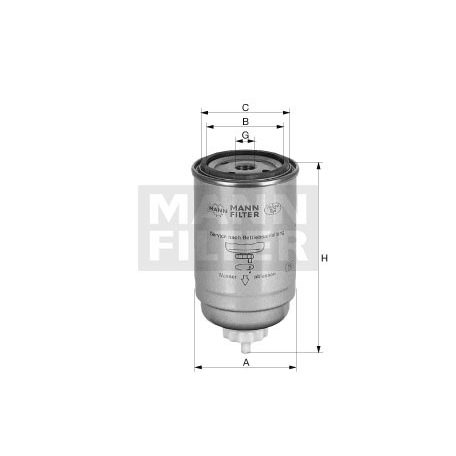 Mann-Filter WDK724/5 Üzemanyagszűrő