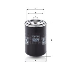 Mann-Filter WDK940/1 Üzemanyagszűrő