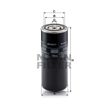 Mann-Filter WDK962/17 Üzemanyagszűrő