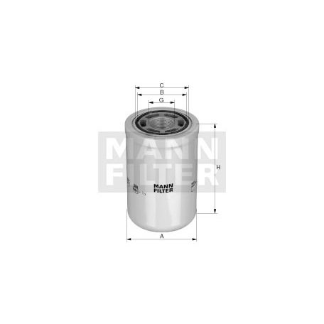 Mann-Filter WH1257/1 Olajszűrő