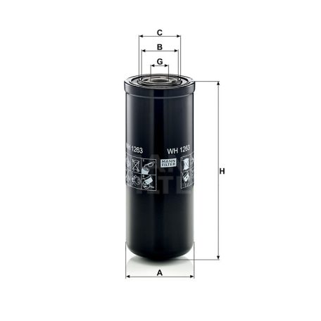 Mann-Filter WH1263 Olajszűrő