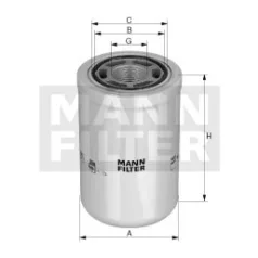 Mann-Filter WH960/2 Olajszűrő